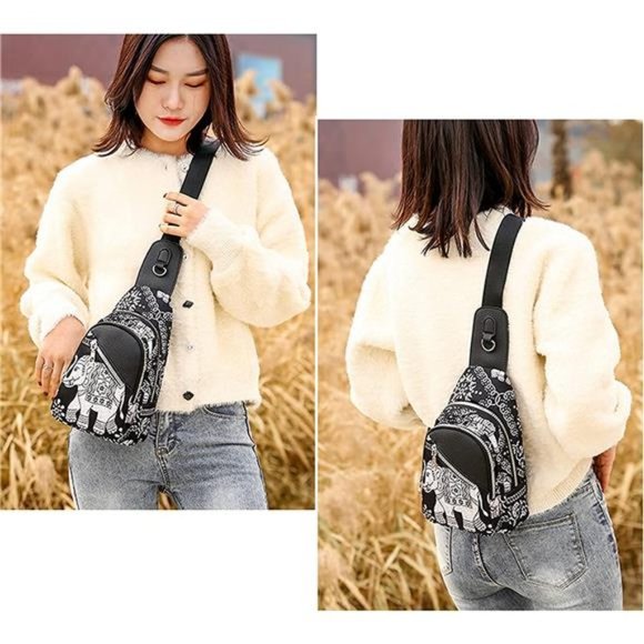 Boho Elephant Sling Bag - Picture 4 of 4